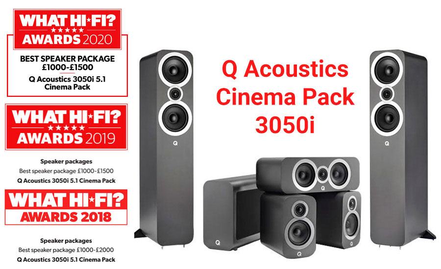 Q Acoustics 3050i Sistem za domači kino 5.1