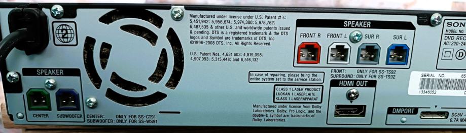 Sony Dav Dz 280 5.1 Heimkinosystem Test Hišni kino Sony DAV-DZ280 (5.1 sistem)