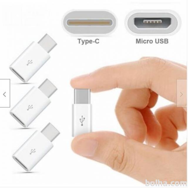 adapter Micro USB ženski na USB C ženski