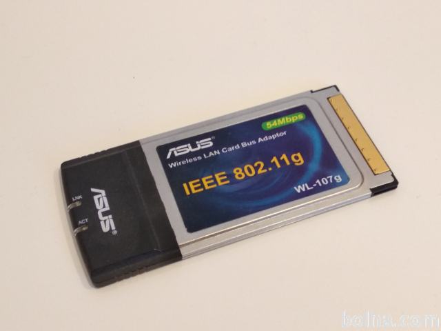 Asus WIFI LAN Card Bus Adaptor IEEE5 802.11g