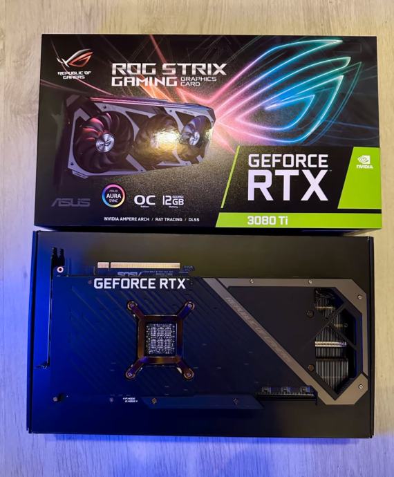 GeForce RTX 3080 Ti Asus ROG Strix OC 12 GB GDDR6X