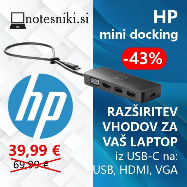 HP POTOVALNI USB HUB
