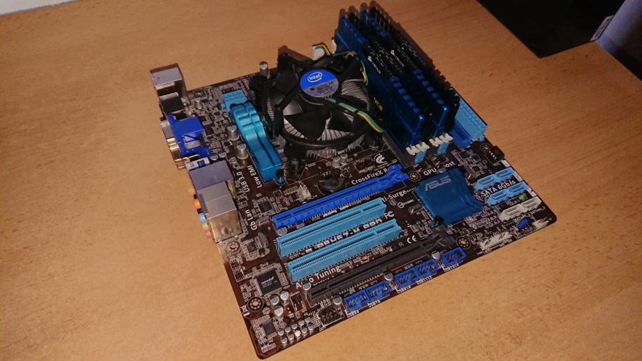Matična + CPU + RAM