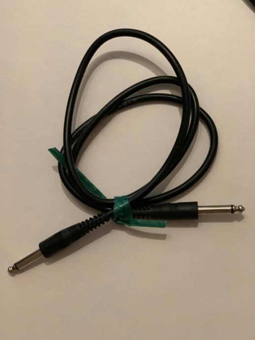 Audio kabel (Jack stereo 6.3 mm-Jack stereo 6.3 mm) - 1m