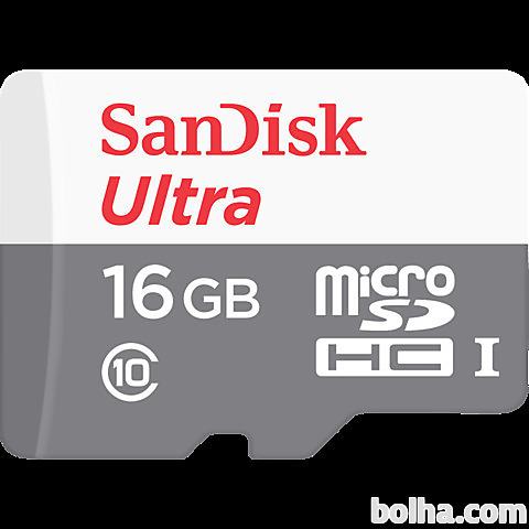 MicroSD SanDisk spominska kartica 16GB