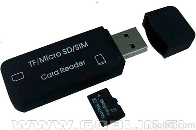 microSD USB čitalec