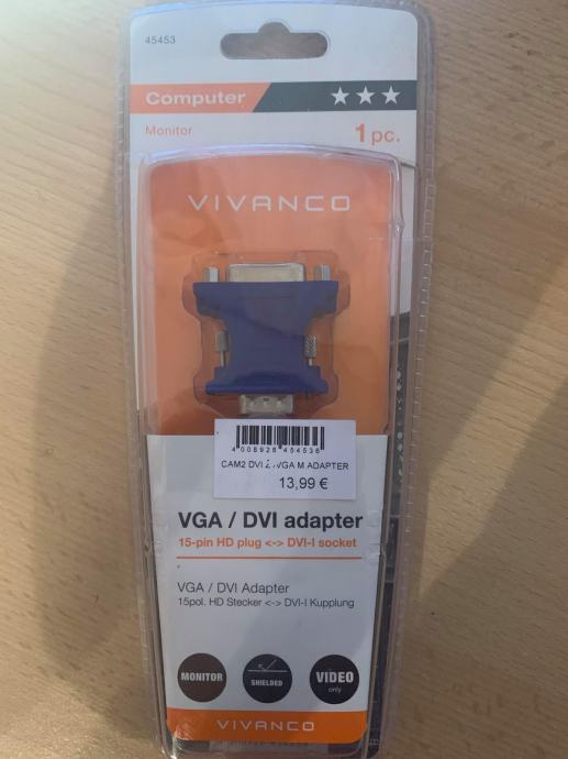 Prodam VGA/DVI adapter