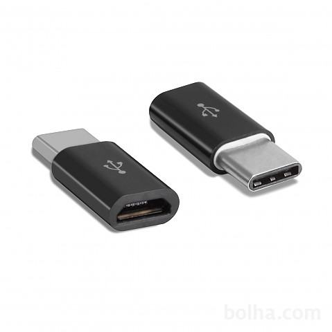 Micro USB v Type-C USB konektor