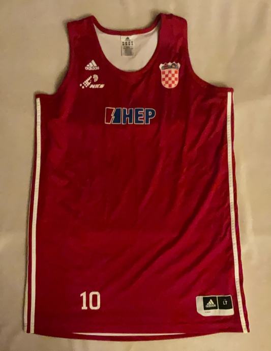 Originalen košarkarski dres reprezentanca Hrvaške, Adidas, velikost LT