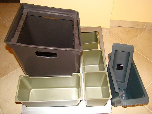 Alples - posoda za smeti - ločeno zbiranje odpadkov - vgradn