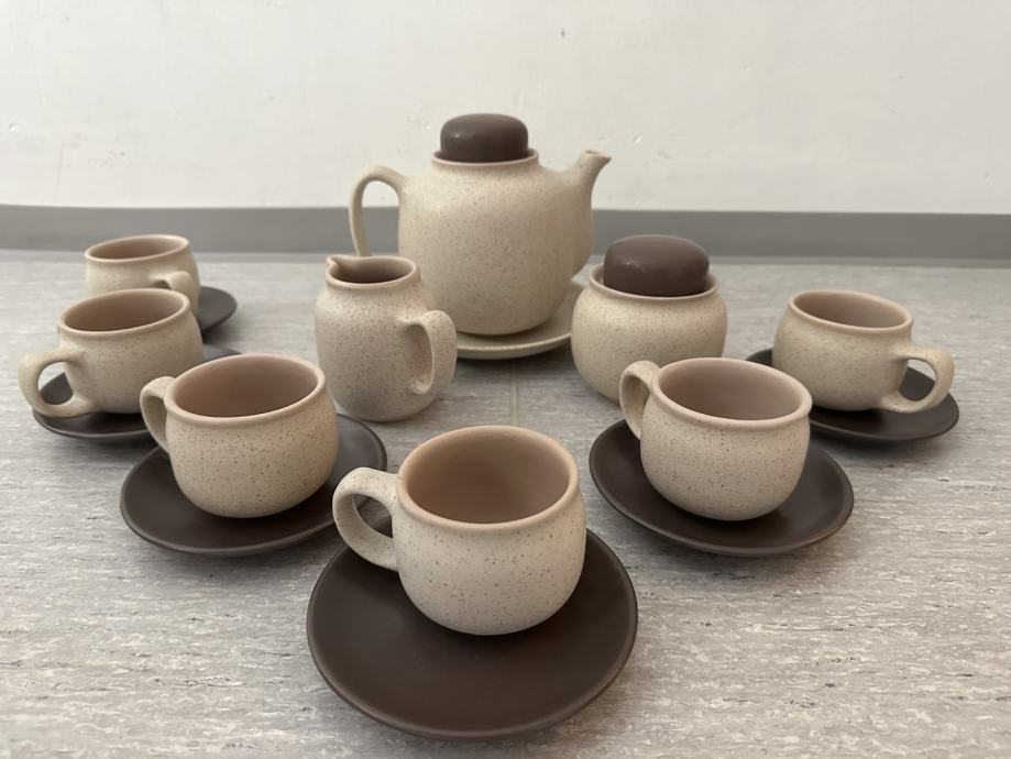 16 delni keramični set/ servis za kavo in čaj