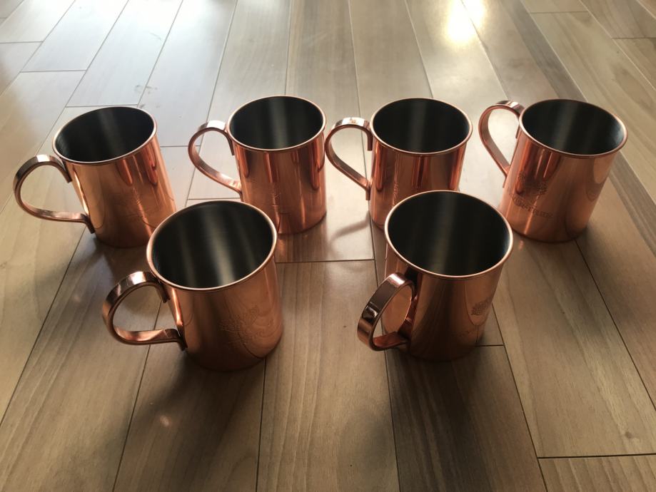 Komplet kozarci za koktejl Moscow Mule (Fever Tree) 6 kos