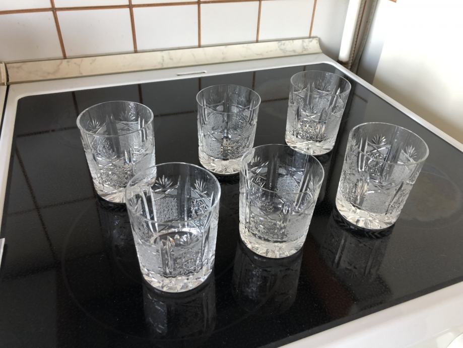 Set kristalnih kozarcev za whisky