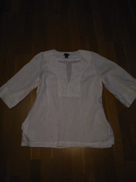 Novo belo laneno bluzo - tuniko št 42 prodam