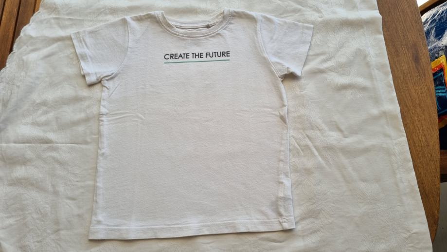 Fantovska majica Next za 6 let, 116 cm,bela, Create the future