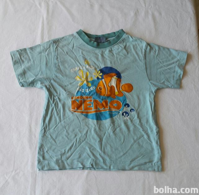 Modra majica Disney Nemo velikost 104/ 110 oz. 4 leta