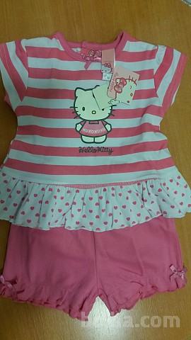 Nov kpl hlače + majica Hello Kitty- vel. 62