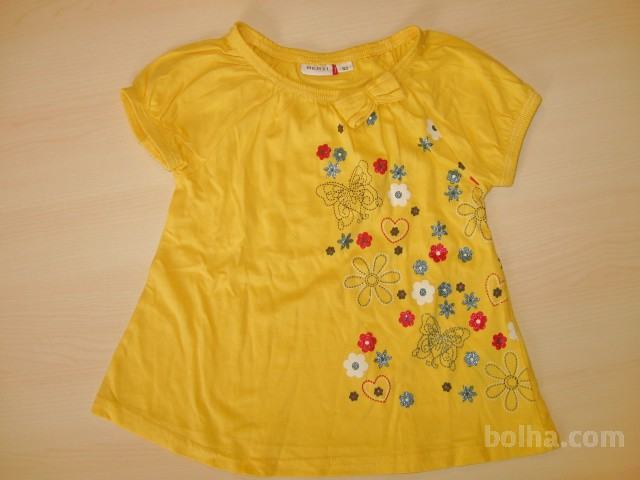 Otroška majica kr. rokav št.92-nkd rumena