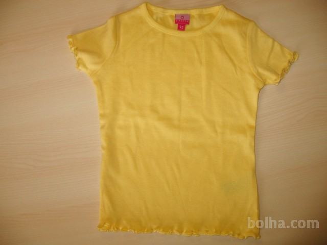 Otroška majica kr. rokav št.92 - rumena,Vogele