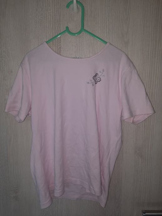 Roza kratka majica