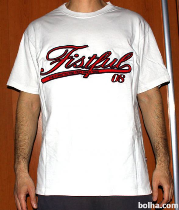 bela kratka majica Fistful - XL