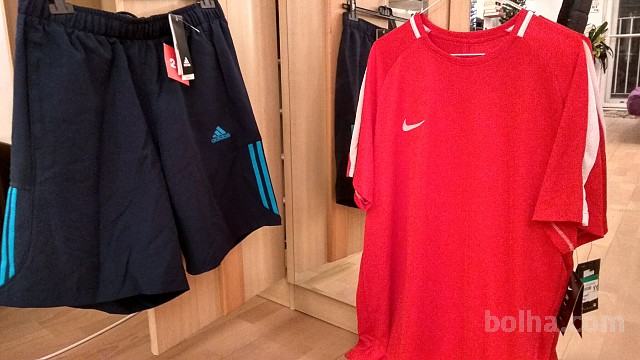 Nov Komplet Nike in Adidas športna kratka majica ter hlače
