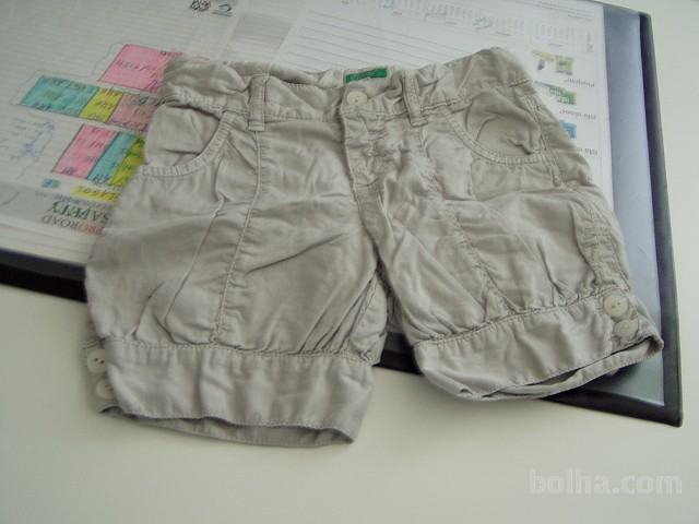 dekliške Benetton kratke hlače 6 in 10 let