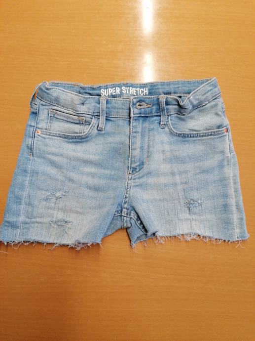 Dekliške jeans kratke hlače H&M, št. 140