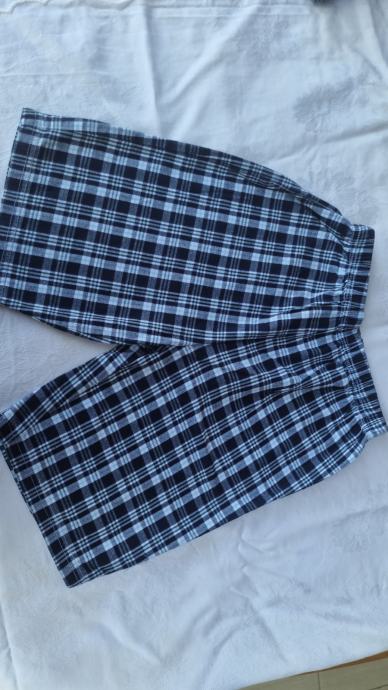Fantovske kratke hlače Next za 6 let, št.116, manjši karo 084 crno-bel