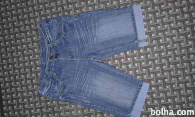Jeans,fantovske kratke hlače 13-14 let