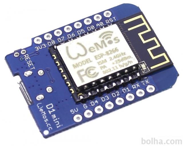 Wemos D1 Mini ESP8266 WiFi mikrokontroler za IOT