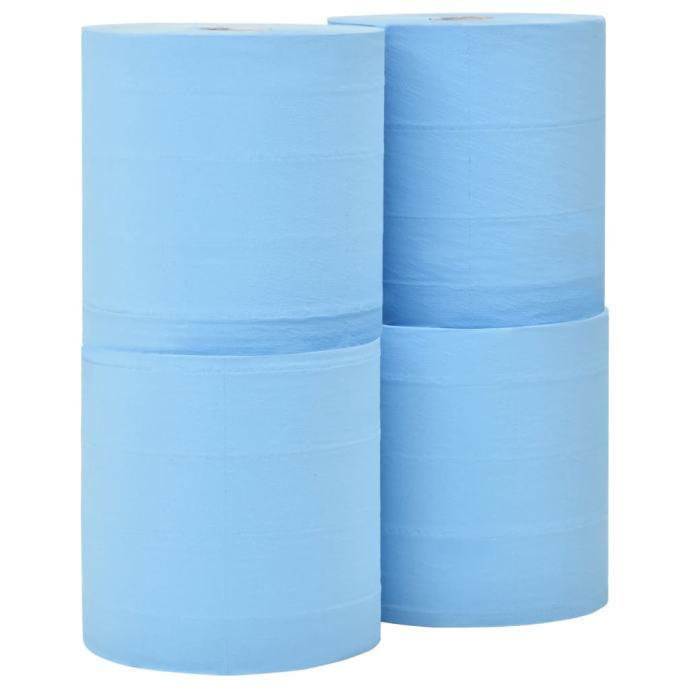 vidaXL Industrijske papirnate brisače 3-slojne 4 role 26 cm