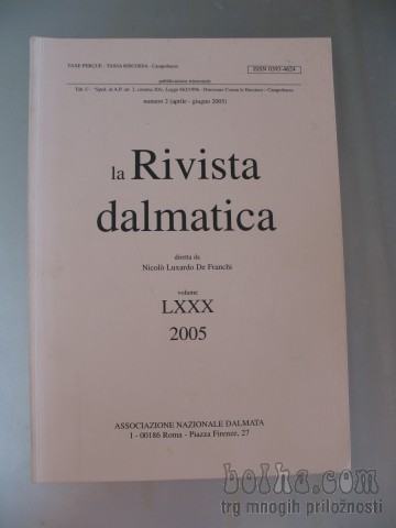 La rivista dalmatica vol.LXXX 2005