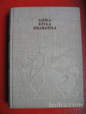 Študije iz novejše slovenske književnosti:LIRIKA-EPIKA-DRAMA