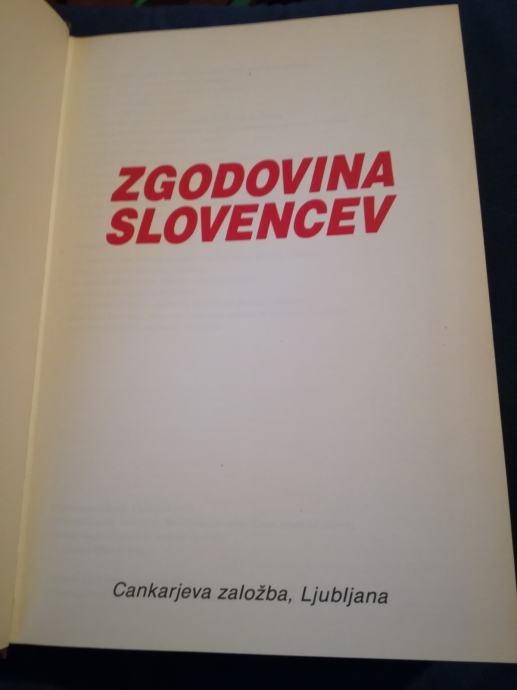 Zgodovina slovencev