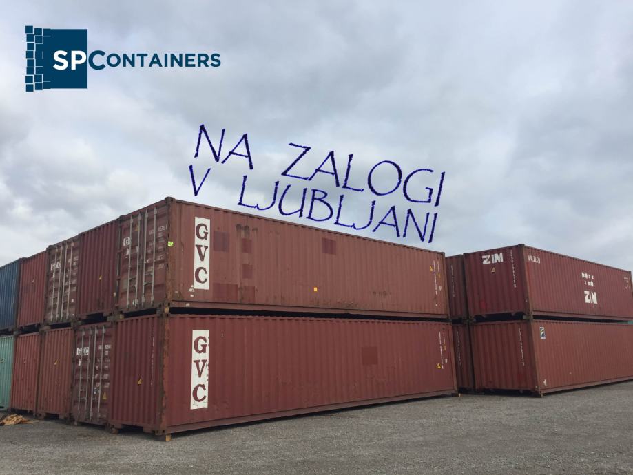 ✅40ft BOX rabljen ladijski/ SKLADIŠČNI kontejner ✅NA ZALOGI V LJ✅