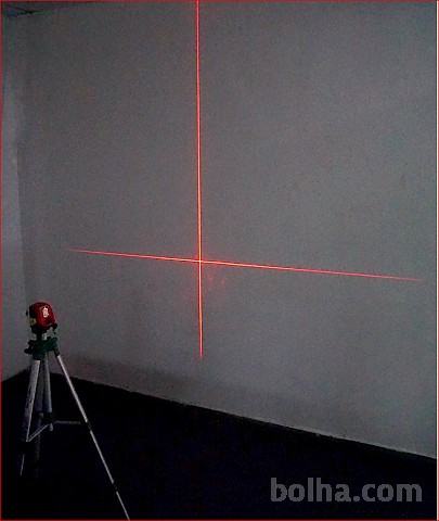 Laser križni-Laserski merilnik navpični in vodorevni žarek