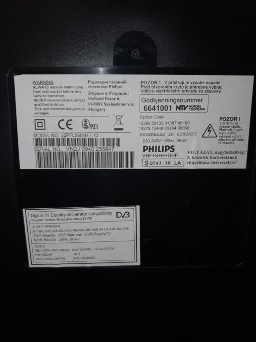 LCD Philips TV 32 PFL 5604 H - 80 cm