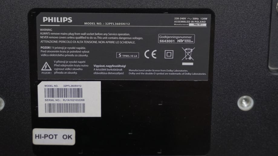 Lcd Televizor Philips 32pfl3605h 12