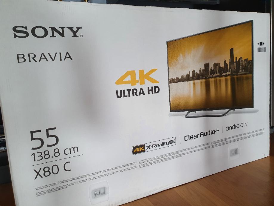 TV Sony Bravia X80C 4K UHD-pokvarjena komponenta