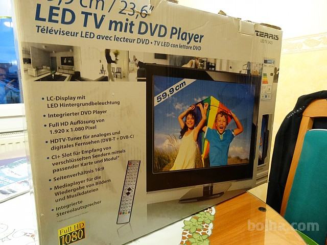 LED TV z vgrajenim DVD