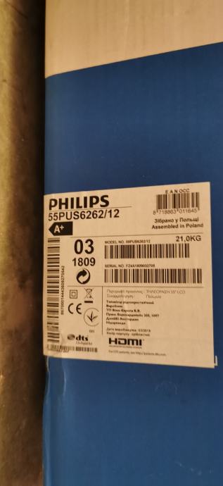 Telecomando originale QWERTY Philips 55POS9002/12