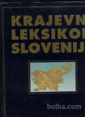 Krajevni leksikon Slovenije - DZS 1995