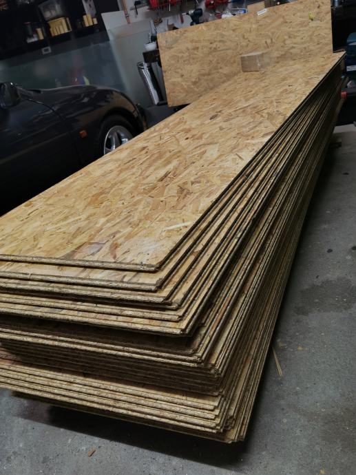 Osb 3 plošče 2500x675 utor pero