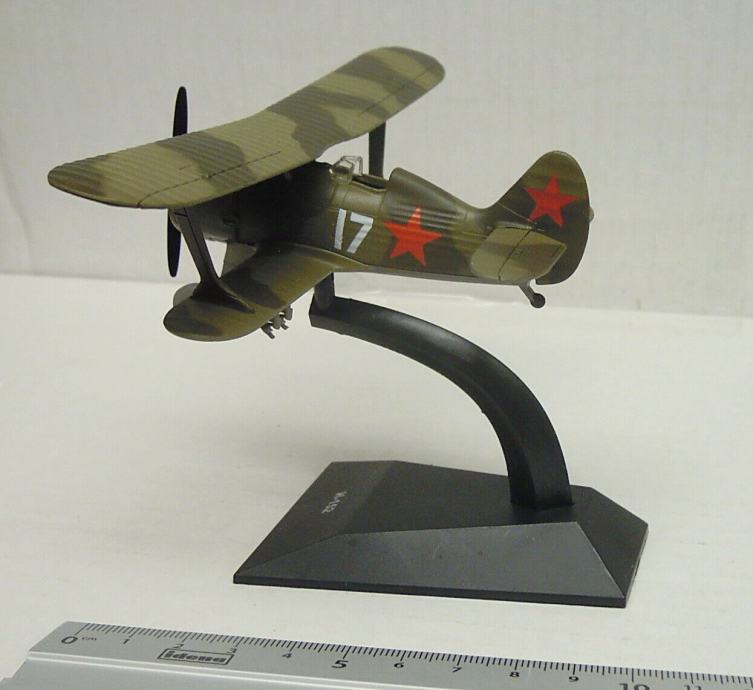 Kovinsko letalo - Maketa, model Diecast Polikarpov I-152 avion