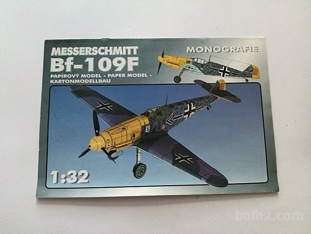 Letalo Messerschmitt Bf 109 F -model