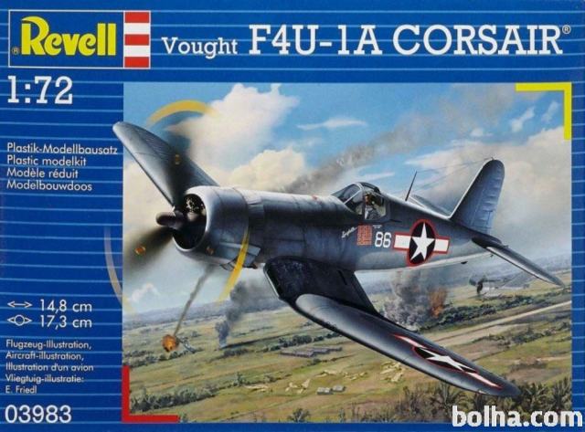 Maketa letalo avion F4U-1A Corsair