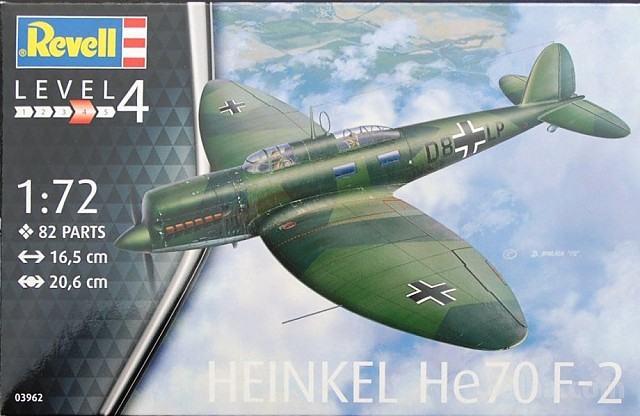 Maketa avion Heinkel He 70
