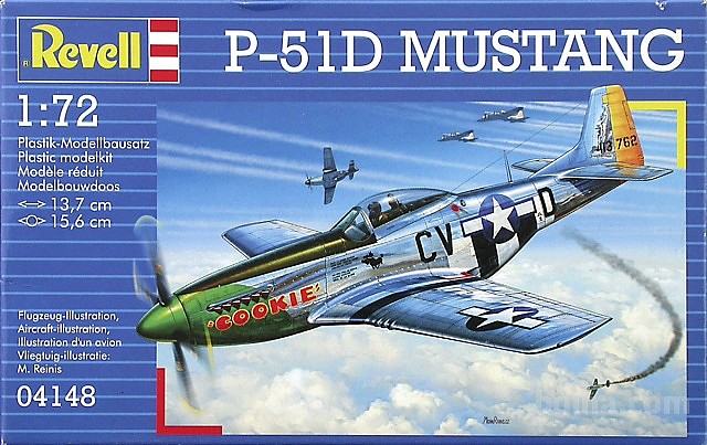 Maketa avion P-51 D MUSTANG
