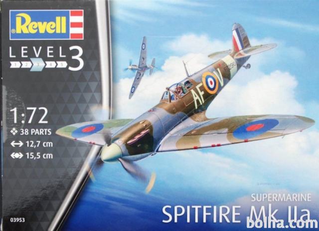 Maketa avion Spitfire Mk. II